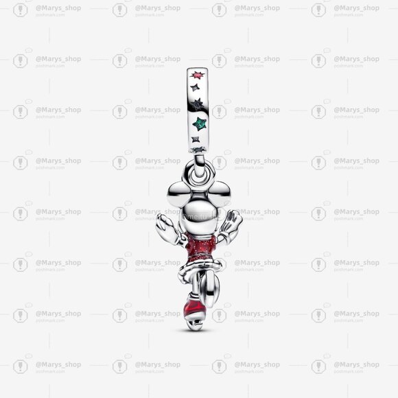 Pandora Minnie Mouse Ice Skating Dangle Charm - Picture 2 of 6
